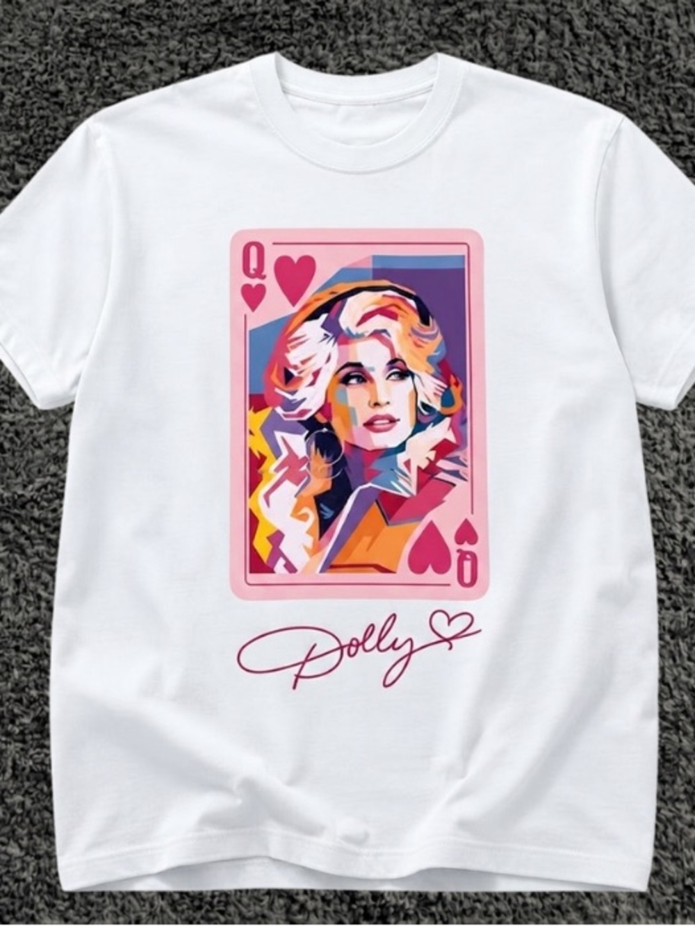 Dolly Parton Queen of Hearts Tee
